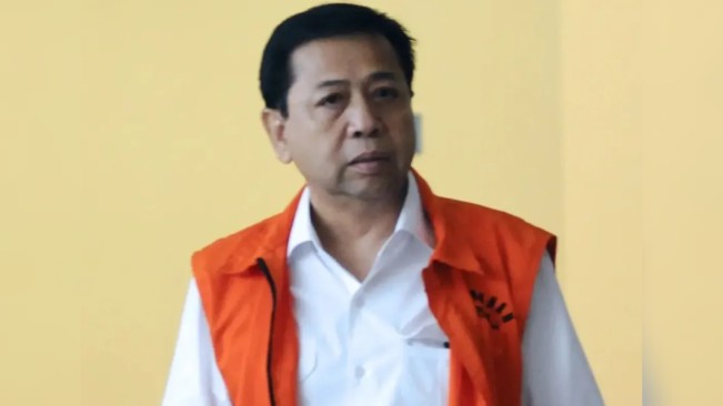Setya Novanto saat ditahan. [Instagram]